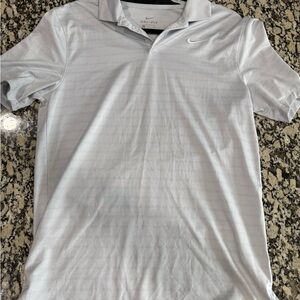 Nike Gray Polo Shirt Classic Design